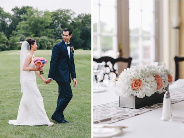 Pink and Blue Wedding